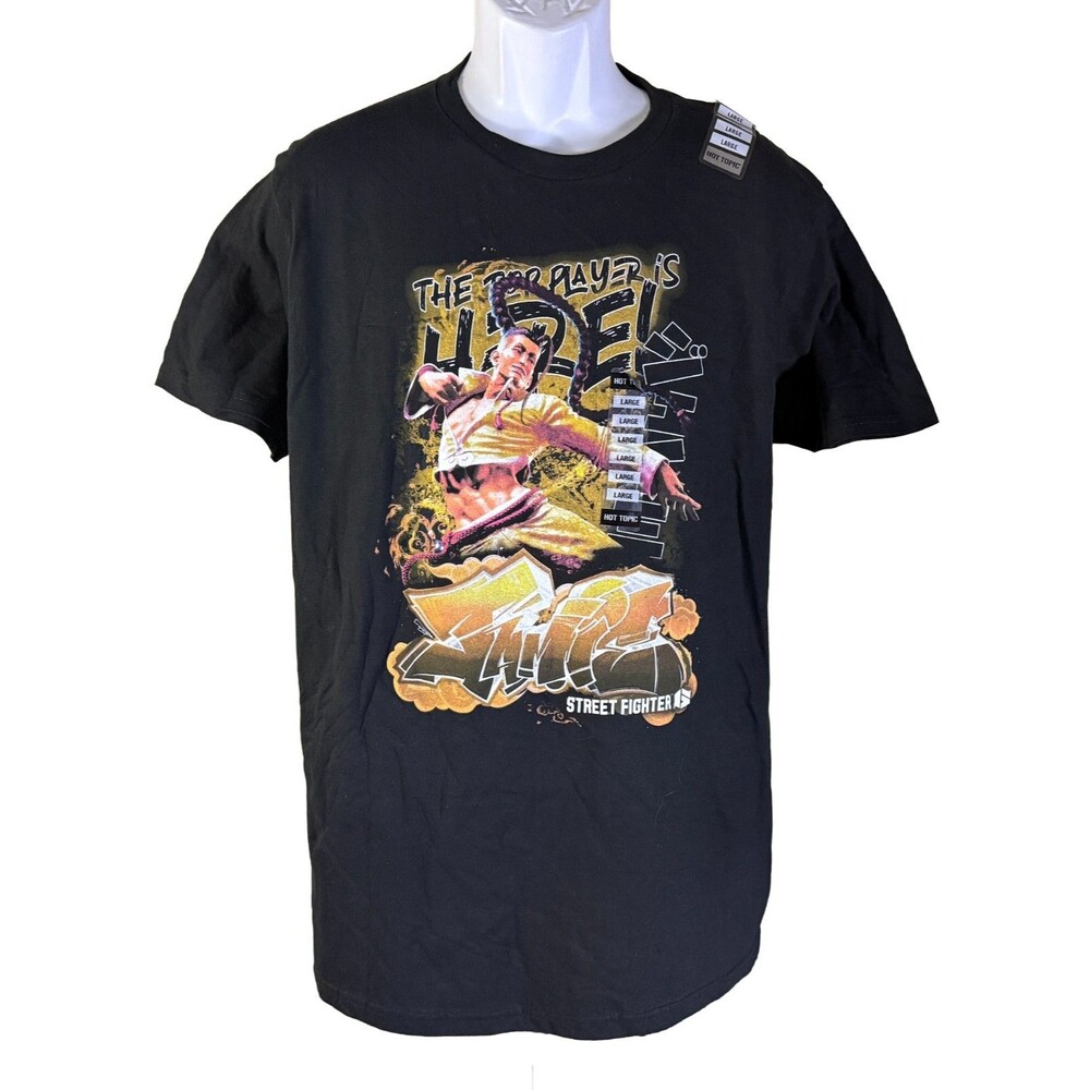 Street Fighter 6 Jamie Street Art T-Shirt Black Large‎ NWT